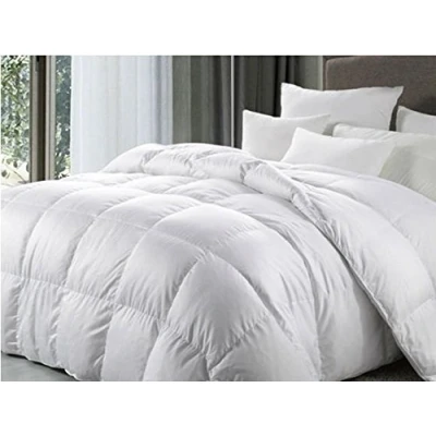 Image of Viceroybedding Luxury Goose Feather and Down Duvet/Quilt, 2.5 Tog, King Bed Size