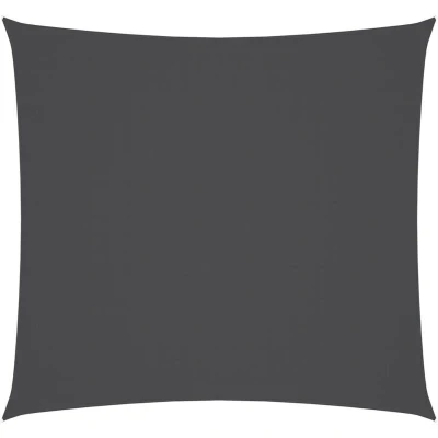 Image of vidaXL Sunshade Sail Oxford Fabric Square 4x4 m Anthracite