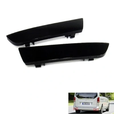 Image of 2x Black Smoked Lens Rear Bumper Reflector Light OEM Left Right For 2014+ MB W447 Vito V Class