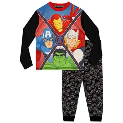 Image of Marvel Boys Avengers Pyjamas Multicoloured Age 4 to 5 Years