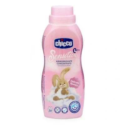 Image of Artsana Chicco Sensitive Flowers Delicate Concentrated Softener for All Baby Garments, Hypoallergenic Without Dyes, 0+ Months, 750ml