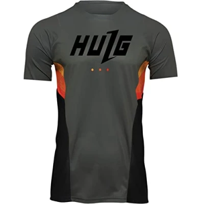 Image of Men?s Cycling Jersey Short Sleeves Summer Biking Tops, Breathable Quick Dry Mountain Bike MTB Jersey, and Hiking (Color 05,M)