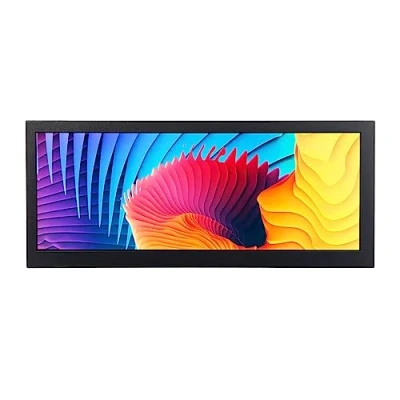 Image of VSDISPLAY Portable Wide Monitor,12.3 inch 1920x720 FHD 700nit IPS LCD Screen, HDMI USB port,Support Image 180 degree Rotation,Auto playpack