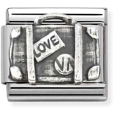 Image of Nomination Oxidised Suitcase Charm