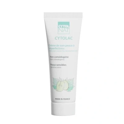 Image of Cytolac Anti Imperfections Cream Sensitive skin with acneic tendencies soothes and moisturizes Visible lasting reduction in the number of blackheads 50 ml Cytolnat
