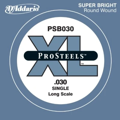 Image of D&#039;Addario .030 ProSteels Long Scale Single String for Bass Guitar