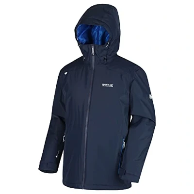 Image of Regatta Mens Thornridge II Waterproof Insulated Jacket Navy Size L
