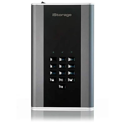 Image of iStorage diskAshur DT2 256 bit 20TB FIPS Level 3 Certified Secure encrypted Desktop Hard Drive Password Protected