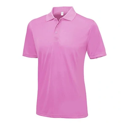 Image of AWDis Just Cool Mens Smooth Short Sleeve Polo Shirt (3XL) (Hot Pink)