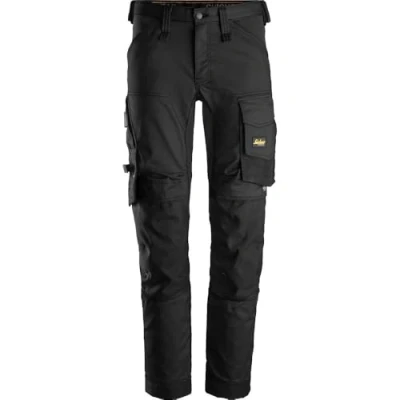 Image of Snickers AllroundWork Stretch Trousers Black/Black 54