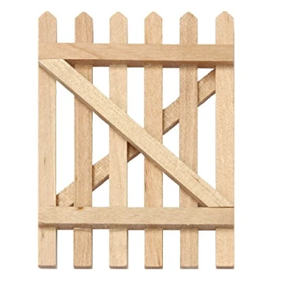 Image of MyTinyWorld Dolls House Miniature White Wood Picket Gate