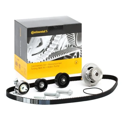 Image of CT975K1, CT975K3, CT975WP3 Water Pump + Timing Belt Kit CONTITECH 162 20mm VAUXHALL: Astra Mk4 CC, Corsa Mk2, COMBO Mk2