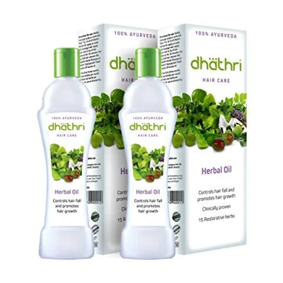 Image of Dhathri Hair Care Plus Herbal Oil 100ml (Pack of 2) by