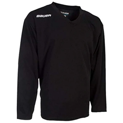 Image of Bauer Ice Hockey S17 Flex Practice Training Jersey Shirt Senior (Black, L)