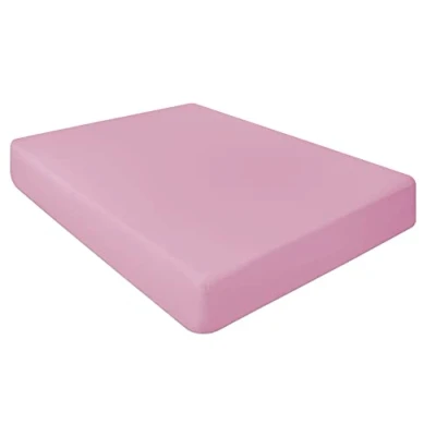 Image of NIYS Luxury Bedding Finest 100% Egyptian Cotton 10&quot;/25CM Fitted Sheets (Super king, Pink)
