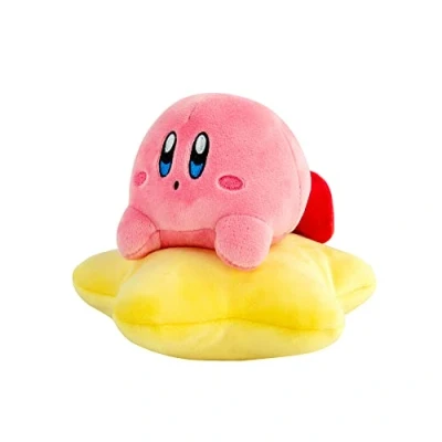 Image of Club Mocchi Kirby Warpstar Junior Plush Toy 6&quot; Cute Squishy Officially Licensed Figure Soft Toys Room Decor Kids for 3 Year Old Boys &amp; Girls