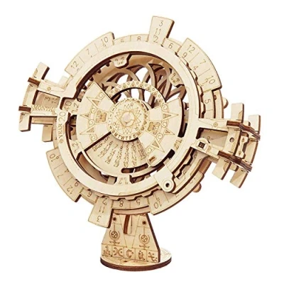 Image of ROKR Perpetual Calendar 3D Wooden Puzzles/Mechanical Models/Propelled Model Mechanical Construction Kits For Teens and Adults