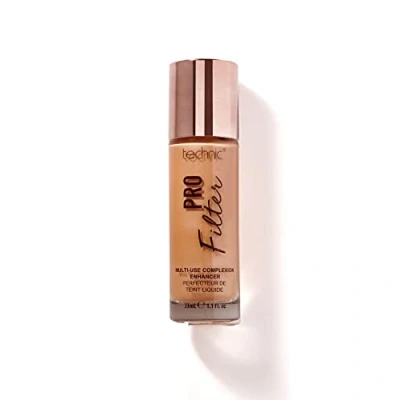Image of Technic Pro Filter Multi Use Complexion Enhancer Primer, Illuminator and Highlighter Face Serum for a Flawless Finish Medium Warm