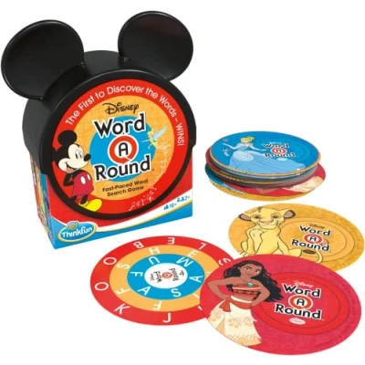 Image of ThinkFun Think Fun Disney WordARound: Read The Word Around Card Trivia Game for 10+