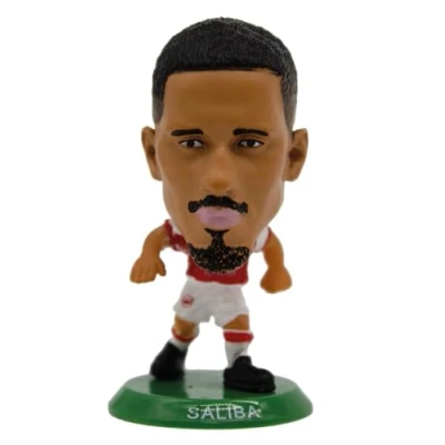 Image of SoccerStarz Arsenal William Saliba Home Kit (Classic Kit)