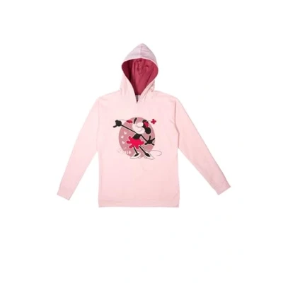 Image of Disney Minnie Mouse Hoodie for Women Hooded Sweatshirt Pullover with Hood pink, M