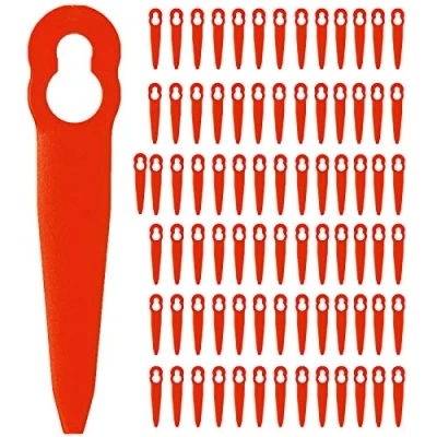 Image of SPARES2GO Plastic Blades Compatible with STIHL FSA 45 Cordless Grass Trimmer Strimmer (Pack of 80)