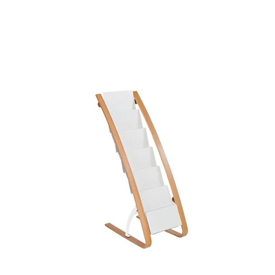 Image of ALBA Floor Display Stand Two Material Stable 6 Compartments Easy Assembly