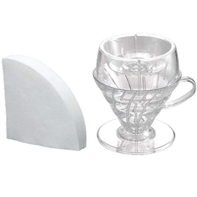 Image of Hario V60 Drip Assist Set, 02 Clear, PDA 1524 T