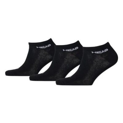 Image of Head Sneaker Sock (Pair of 3) Black, 9 11 UK