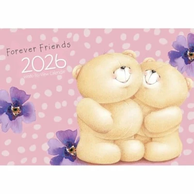 Image of Forever Friends A4 Family Planner 2026