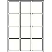 Image of LABELS4U 500 Sheets A4, 12 Labels per Sheet, Size 63.5 x 72mm (6000 Labels)
