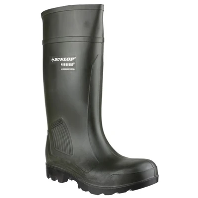 Image of Dunlop Purofort Professional Safety C462933 Boxed Wellington Green size 4