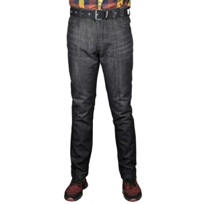Image of Firetrap Mens Jeans Straight Leg Denim Pants Zip Fly Trouser with Multi Pockets Casual Bottom Black 36W / 32L