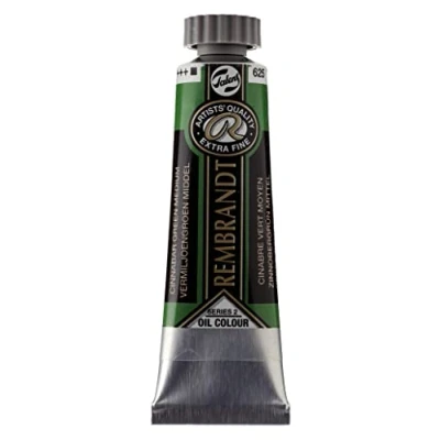 Image of Rembrandt Oil Colour Tube 15 ml Cinnabar Green Medium 625