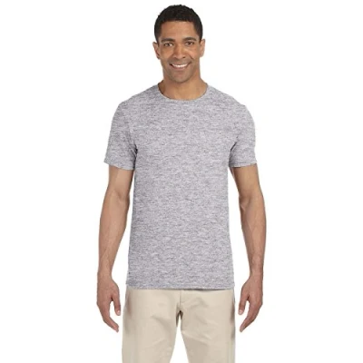 Image of G640 GD 64000 MEN SOFTSTYLE SS TEE SPORT GREY 4XL