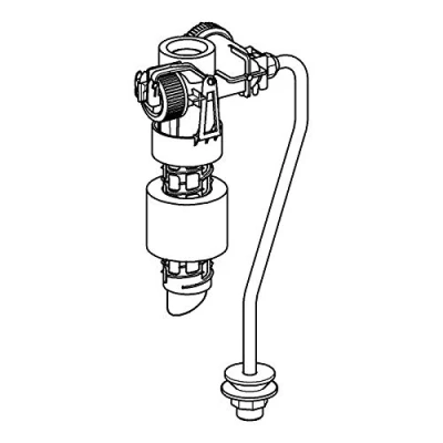 Image of GROHE Dally Fvent Filling Valve with Stand Pipe 42256000