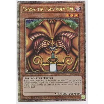 Image of YU GI OH! Exodia The Forbidden One TN23 EN002 Quarter Century Secret Rare Limited Edition