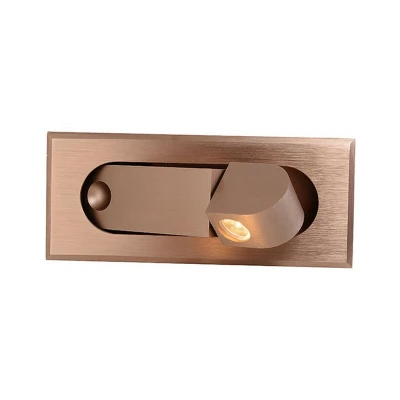 Image of Dospat Sconce Wall Lamp Recessed LED 1x 3W Copper