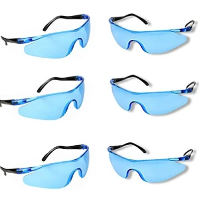 Image of YAAVAAW Safety Glasses 6 Pack Protective Glasses,Safety Goggles Eyewear Eyeglasses for Eye Protection Great Kids Nerf Gun Battles &amp; Laboratory Work