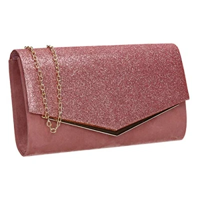 Image of SwankySwans Women&#039;s Janey Clutch Bag, Blush
