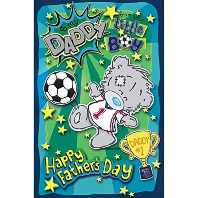 Image of Daddy From Little Boy My Dinky Bear Me to You Fathers Day Card