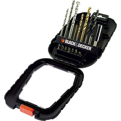 Image of BLACK+DECKER B/DA7186 Titanium Drilling and Screwdriver Bit Accessory Set 16 Piece