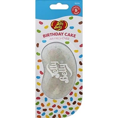 Image of Jelly Belly 15276 BIRTHDAY CAKE 3D Gel Car Air Freshener A1763