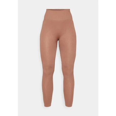 Image of Björn Borg Studio Seamless Leggings, Women&#039;s, Size: 14, Acorn
