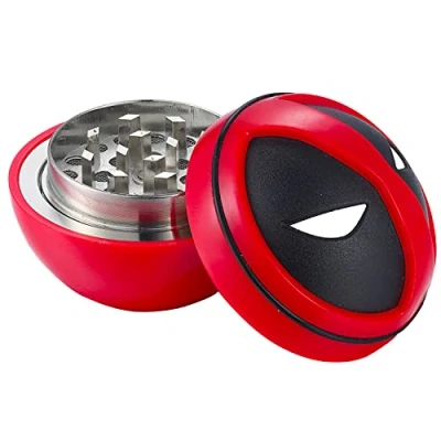 Image of Cartoon Herb Grinder, Spespo Metal Ball Grinder,3 Parts 2.1 inch （53mm） Spice Mill