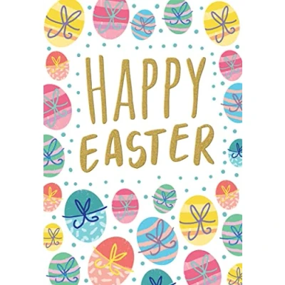 Image of Easter Card Open Eggs 7 x 5 inches Regal Publishing