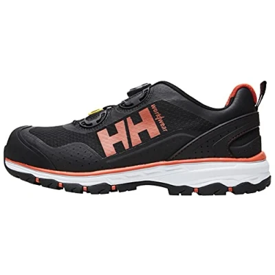Image of Helly Hansen Workwear 78236 Unisex Chelsea Evolution Boa Sandal,992 Black Orange, 9 UK