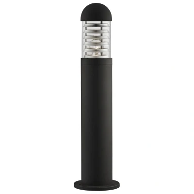 Image of Bronx 1 Light Outdoor Bollard Post Black IP65, E27