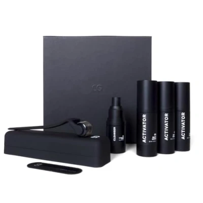 Image of Copenhagen Grooming Beard Growth Kit The Original for Men with Derma Roller, Cleanser, Activator Serum Oil &amp; Keychain Comb (150 Days Supply)
