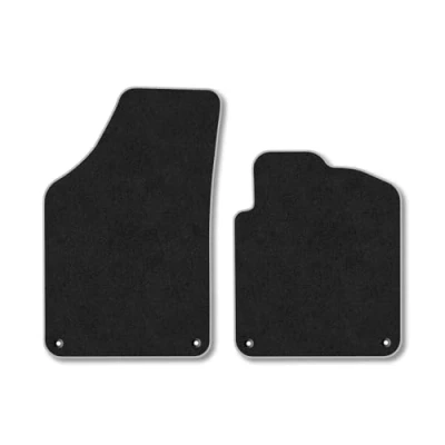 Image of Car Mats Compatible with Peugeot Rcz (2010 2015) Tailored Fit Grey Carpet Floor Set Accessory Custom 4 Pieces Anti Slip Backing &amp; Binding Trim Edge